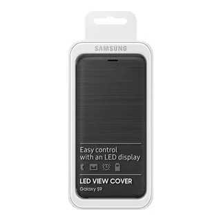 Funda Galaxy S9+ Led View Cover Negro Acc Samsung