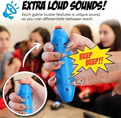 Teachers Choice - Zumbadores De Juego Con Joystick De Mano,