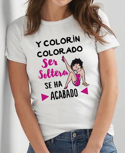 Camiseta Dama 100% Algodon - Estampados Personalizados