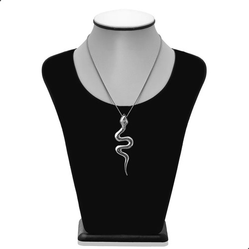 Imagem 2 de 4 de Pingente Cobra Prata 925 Banho De Ouro 18k. Fp - 32038401