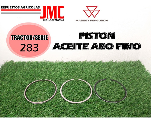 Piston Aceite Aro Fino Mf 283