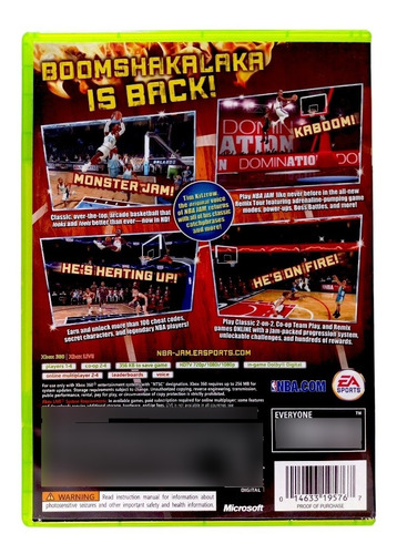 Nba Jam Xbox 360 (Reacondicionado)