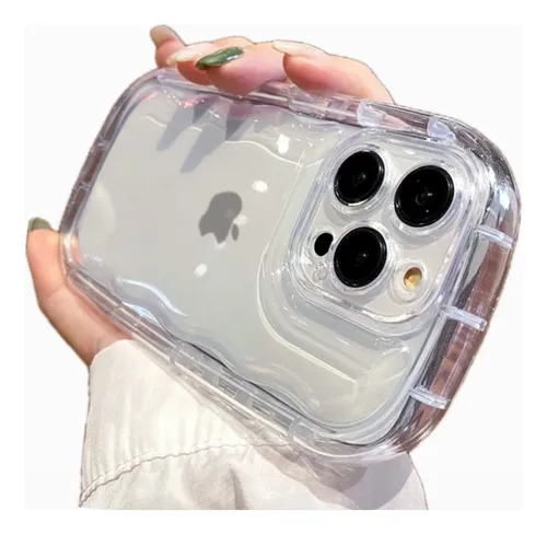 Funda Transp Antigolpe Borde Redondo Para iPhone 13 Pro Max