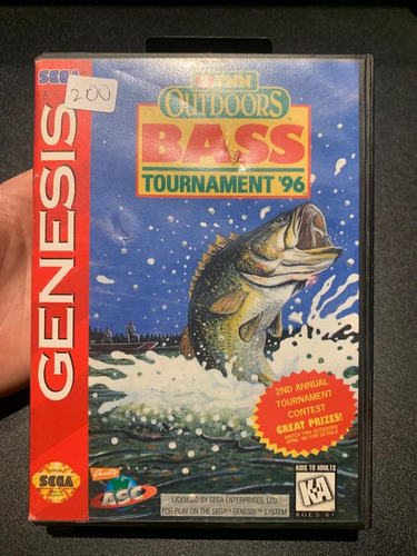 Tnn Outdoors Bass Tournament '96 Sega Genesis Sin Manual