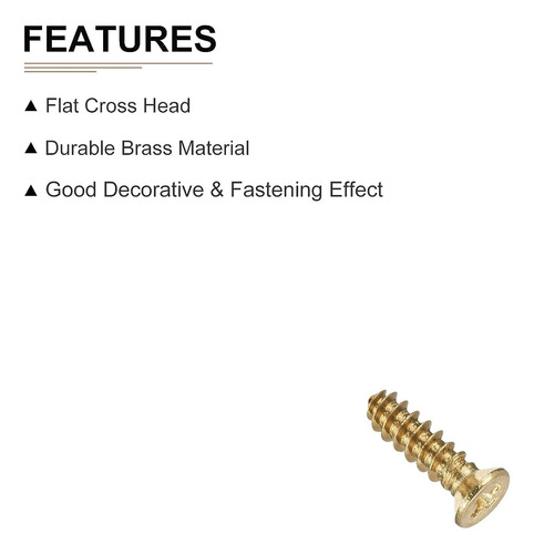 Dtgn M2.5x10 Mm (dxl) Tornillos De Madera De Phillips De Lat