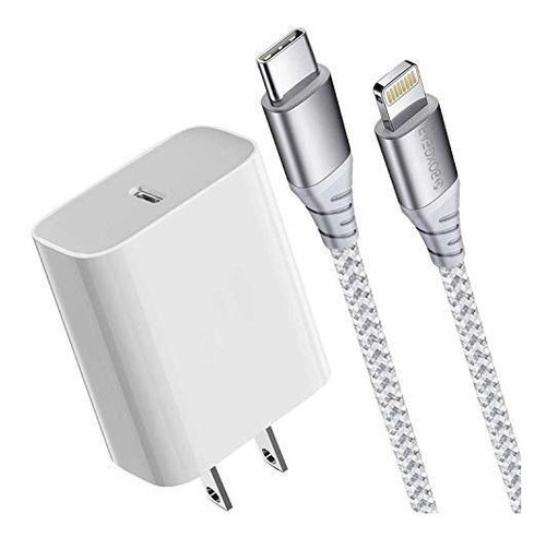 iPhone 12 Fast Charger (apple Mfi Certificado) Para C5w3g