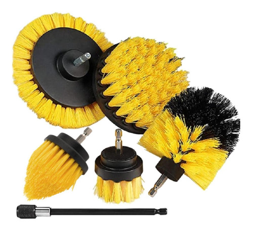 Juego De Accesorios De Cepillo De Taladro Eléctrico De 6