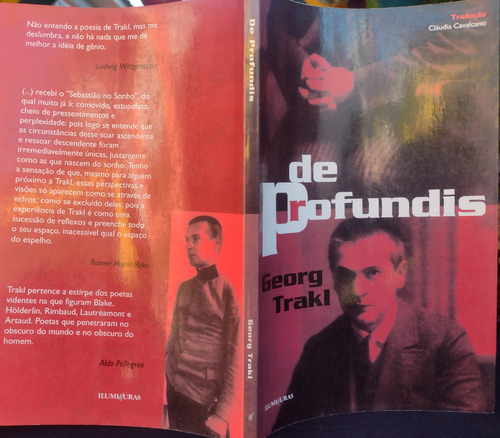 Livro De Profundis - Edição Bilíngue Georg Trakl (Usado)