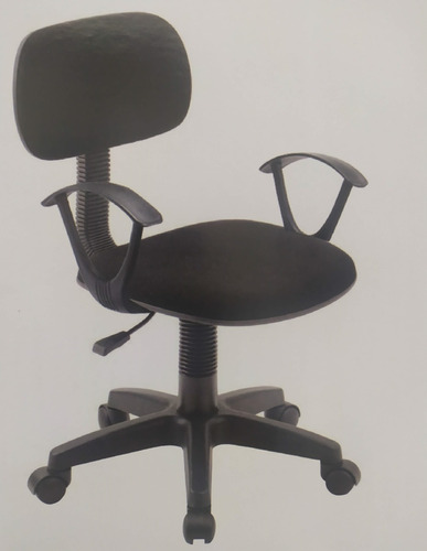 Silla Secretarial Con Descansabrazos Economica, Ajustable