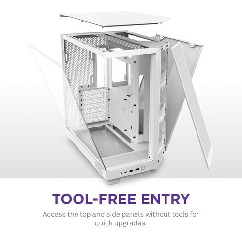 Case Nzxt H6 Flow Rgb Mid-tower Airflow Con 3 Ventiladores R