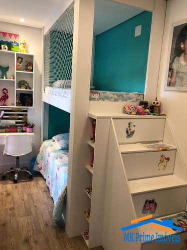 Imagem 11 de 15 de Lindo Apartamento Decorado Com 109 M² No Lorian Boulevard Em Osasco! - 929