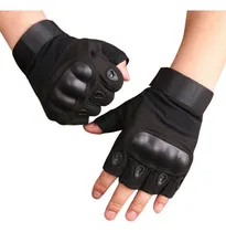 Comprar Luvas Tatica Militar Meio Dedo -airsoft Paintball Microfibra