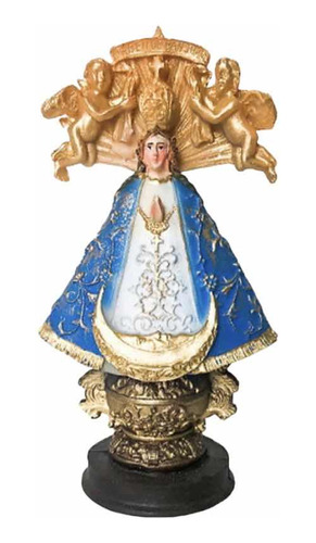 Virgen De San Juan De Los Lagos De Resina 12cm