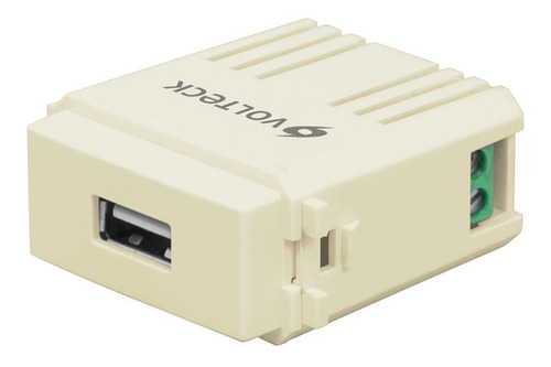 Modulo Puerto Usb Marfil Voltech 48108