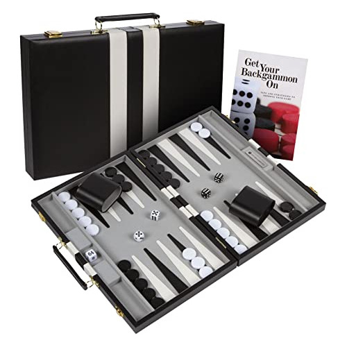 Saca Los Juegos Top Backgammon Set - Caja De Juego De La Jun