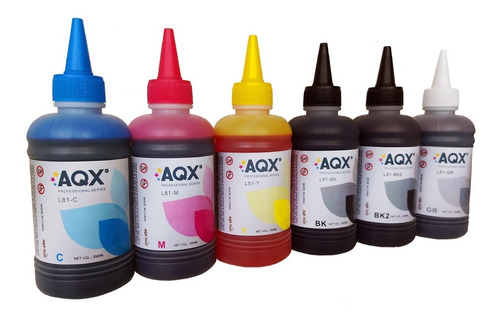 Tinta Alternativa Profesional P/ L8180 L8160 Combo 250ml Aqx