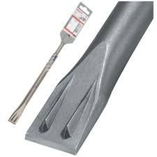 Imagen 2 de 7 de Cincel Plano Bosch Sds-plus 250x20mm 2609390394