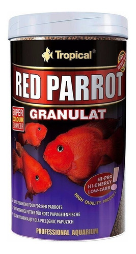 Alimento Tropical Peces Red Parrot Grano 100g Americanos