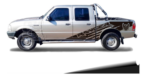 Calco Ford Ranger 2001 - 2012 Monster Army Juego