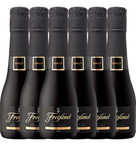 Kit 6 Espumantes Baby Freixenet Cordon Negro