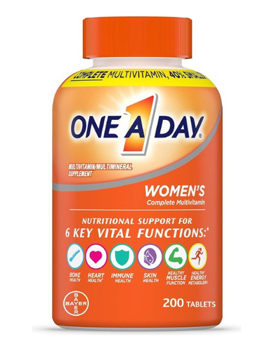 One A Day Vitaminas Para La Mujer Americano #1 200 Tabletas