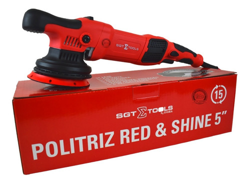 Politriz Roto Orbital Premium 900w 15mm Red & Shine 110v