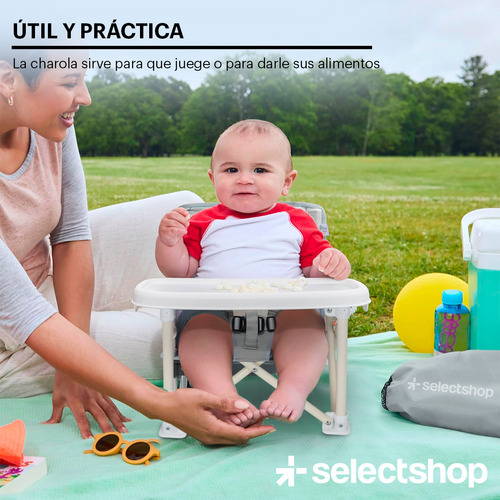 ..periquera Para Bebe Portatil Plegable Silla Comer Ajustabl