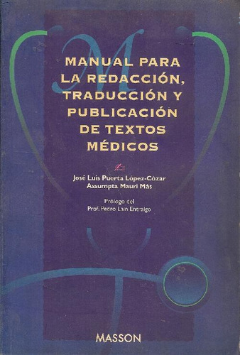 Libro Manual Para La Redaccion, Traduccion Y Publicacion De