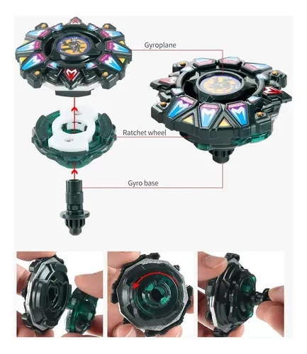Beyblade X Dranzer Draciel Dragoon Driger 6cm Com Lançador