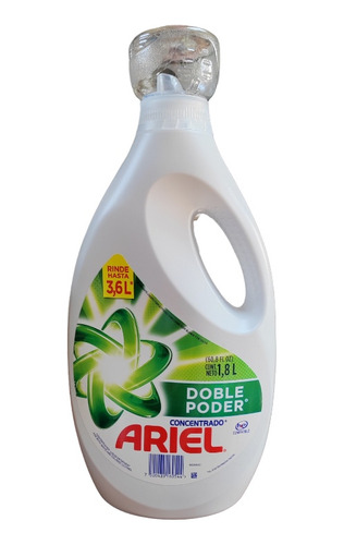 Detergente Liquido Ariel Concentrado Doble Poder 1.8 Litros