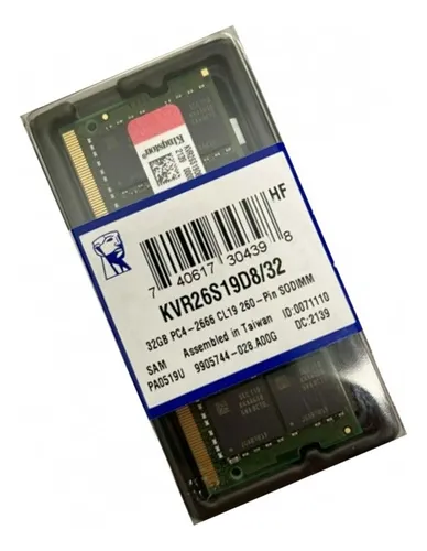 comprar Memoria Ram Kingston Sodimm Ddr4 32gb 2666mhz Notebook comprar Memoria Ram Kingston Sodimm Ddr4 32gb 2666mhz Notebook