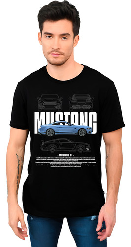 Playera Carro Diseño 140 Carros Y Motos Mustang Gt Beloma