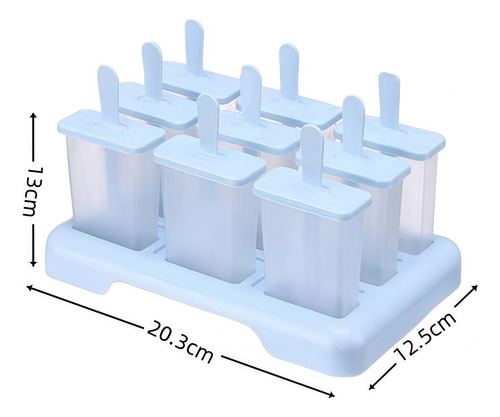 Molde Reutilizable Para Helados Diy
