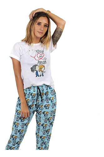 Pijama Conjunto Largo Adulto Niño Estampado Varios Diseños