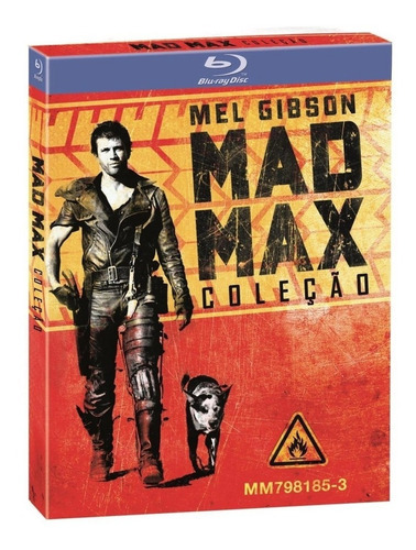 Blu-ray Box Mad Max - Coleção Mel Gibson - C/ Luva - Lacrado