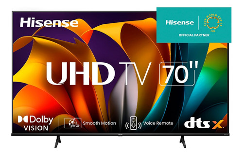 Pantalla 70 Vidaa, Hisense, 70a6nv, Smart Tv
