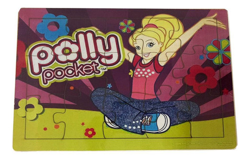 Quebra-cabeça Infantil Polly Pocket Brinquedo Educativo Mdf