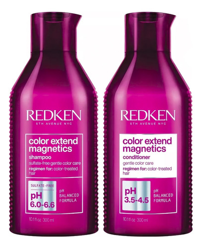  Redken Color Extend Shampoo Y Acondicionador 300 Ml + Cosm