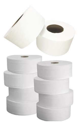 Papel Higiênico Rolão 300 Metros C/ 16 Rolos Extra Branco