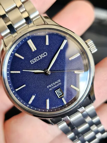 Rel gio Seiko Presage Azul Zen Garden Autom tico Com Safira R 2.899