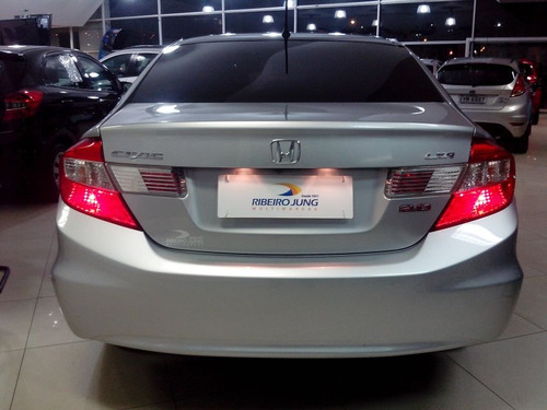 Honda Civic Lxr 2016 Prata Flex