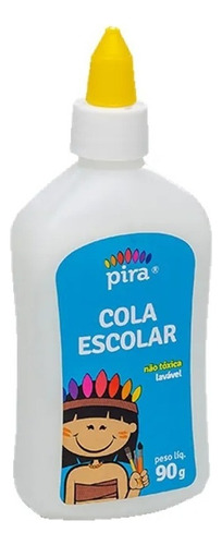 Cola Branca Líquida 90g Com 12 Unidades Piratininga