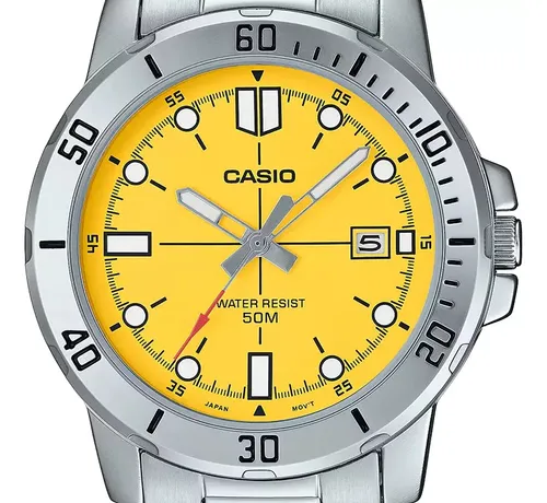 Reloj Casio Acero Hombre Mtp-vd01d-9e Cal Sumerg- Taggershop