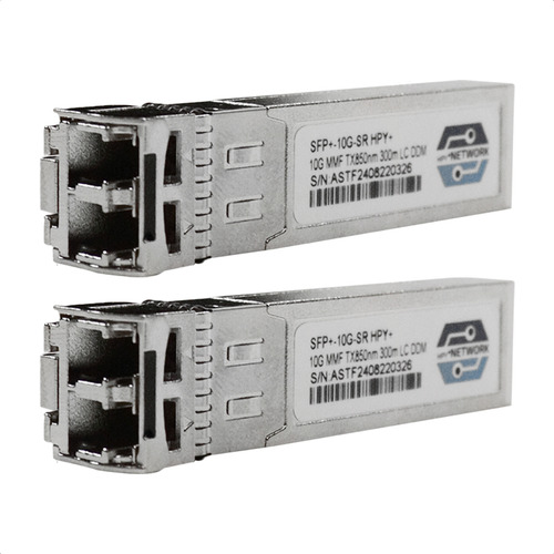 Kit Cabo Lc/lc 10g Sfp+ Para Sfp+ 5 Metros Para Hp Aruba