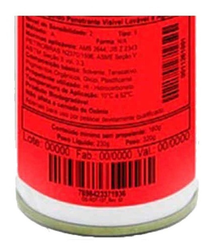 Penetrante Metal-check Vp30 - Lata 230g Metal-check