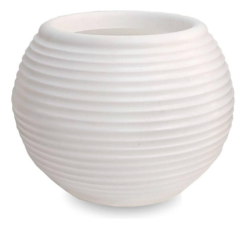 Vaso De Planta Bola Polietileno B 30x40 Branco