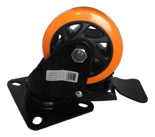 Roda Rodízio Giratória Colson Resistente Até 200 Kg