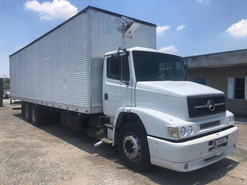 Mb L 1620 6x2 2007 Motor Novo Bau 10,5 Mugen Caminhoes