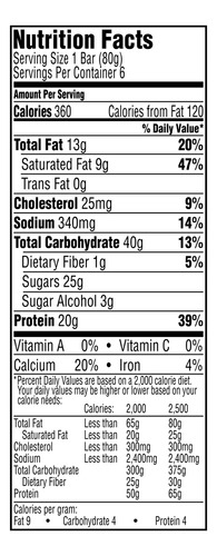 Gatorade Barras De Proteina Peanut Butter Chocolate 6 Barras