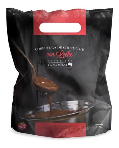 Chocolate Cobertura Colonial Leche 1 Kg Sin Tacc